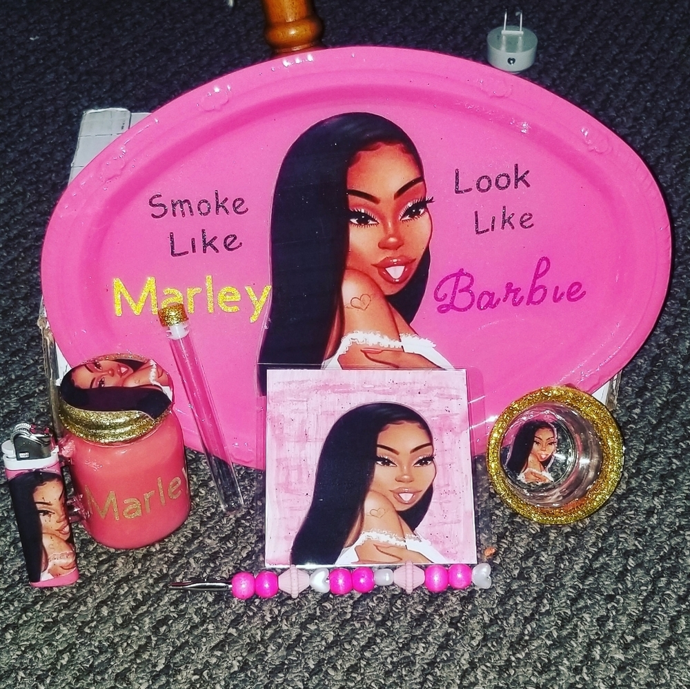 7 peice Tray set